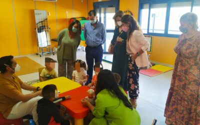 DÑA. ANA CARMEN MATA, SECRETARIA GENERAL DE FAMILIAS DE LA JUNTA DE ANDALUCÍA, VISITA EL CENTRO TAS EN BURGUILLOS